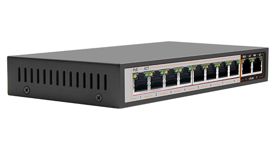 Hored AI1010 10-port 100Mbps AI PoE Switch