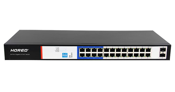 Hored AI1024G 24-port Gigabit AI PoE Switch