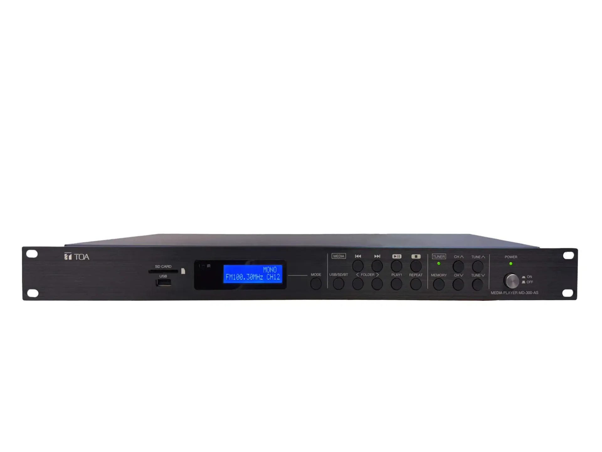 TOA MD-300-AS Media Player with FM Tuner